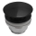 BATH DELUXE 33-004-05-02-04 - Umyvadlová výpusť RODBY pr. 6,6 cm černá